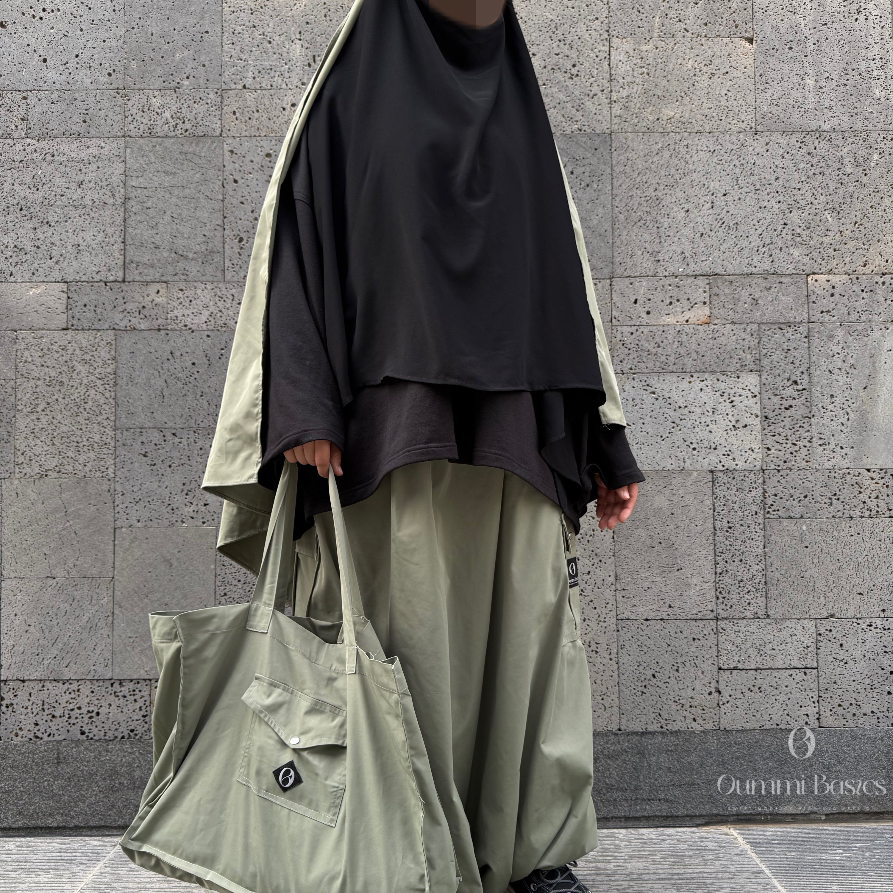 Saroual oversize K-way "SAFARI HAREM PANT" - OUMMI BASICS