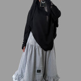 Jupe maxi à volants et rayures « NATURAL GRACE SKIRT » - OUMMI BASICS