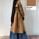 Trench-coat 3/4 à fermeture croisée « GRACE TRENCH » - OUMMI BASICS