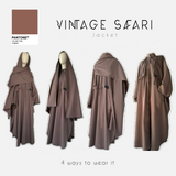 Veste oversize "VINTAGE SAFARI JACKET" - DAILY DRESS