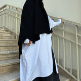 Top mitaine col montant "DAILY CHIC" - OUMMI BASICS