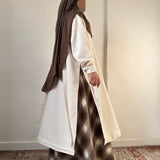 Tunique ajustable en tweed à fentes "COCO HERITAGE" - OUMMI BASICS