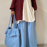 Palazzo effet jupe en jean « DENIM PALAZZO » - OUMMI BASICS