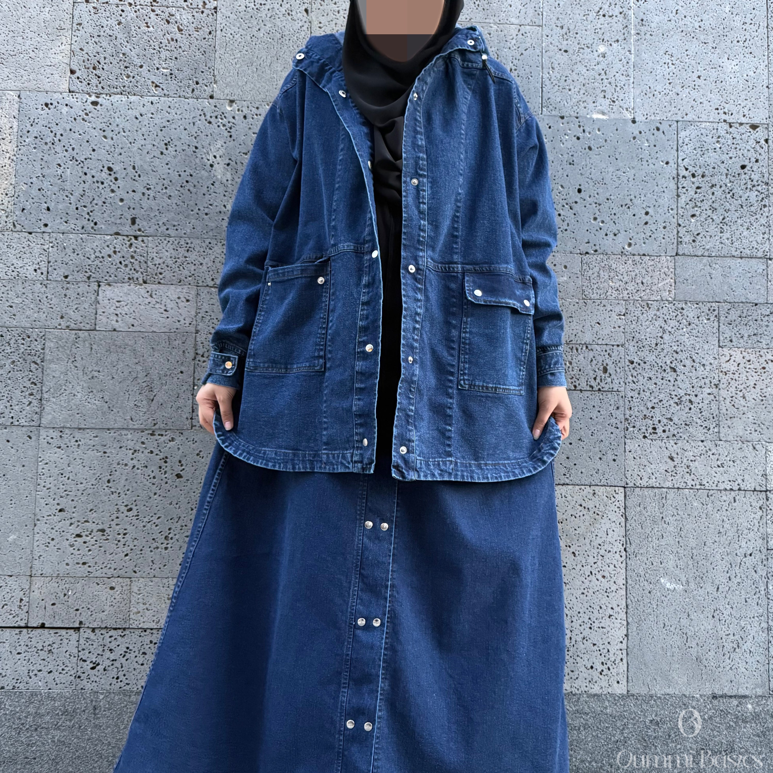 Veste oversize à capuche « EXPLORATRICE JACKET » - OUMMI BASICS
