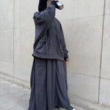 Veste oversize en velours côtelé « VELVET JACKET » - OUMMI BASICS