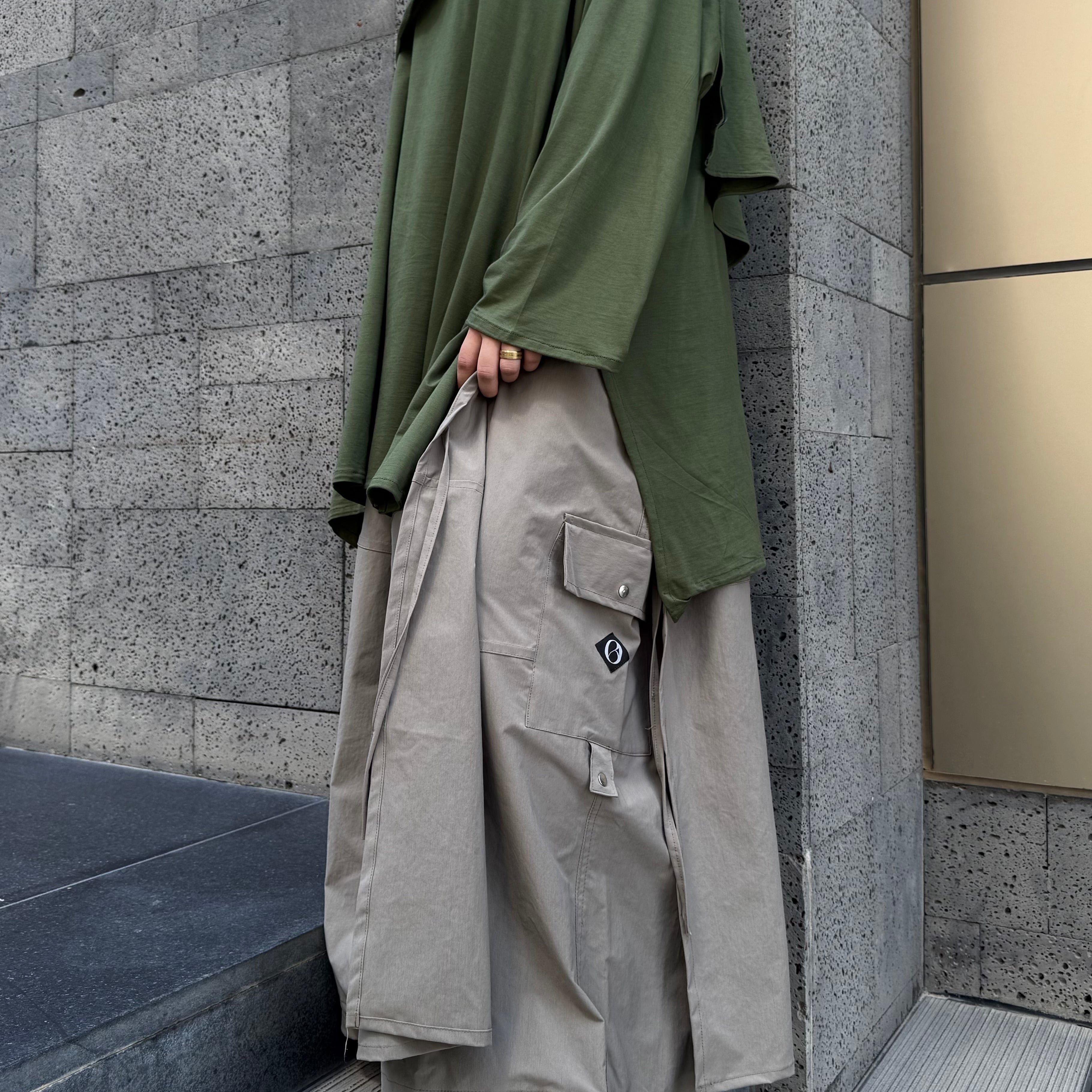 Camiseta oversize con aberturas « FLOWFIT TEE » - OUMMI BASICS