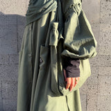 Long Linen Tunic "LINEN TUNIC" - OUMMI BASICS
