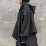 Veste longue à capuche « DARK MOTION JACKET » - OUMMI BASICS