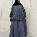 Veste oversize en velours côtelé « VELVET JACKET » - OUMMI BASICS