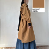Trench-coat 3/4 à fermeture croisée « GRACE TRENCH » - OUMMI BASICS
