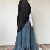 Langes Jeans-Overallkleid „TWILIGHT OVERALLS“ – OUMMI BASICS