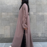 Maxi-chemise à fentes "CATERINA" - OUMMI BASICS
