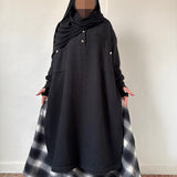 Tunique ajustable en tweed à fentes "COCO HERITAGE" - OUMMI BASICS