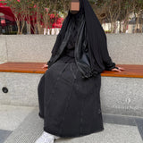 Veste oversize en cuir "LEATHER JACKET" - OUMMI BASICS