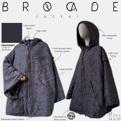 Brocade jacket Pantone Gray phantom 