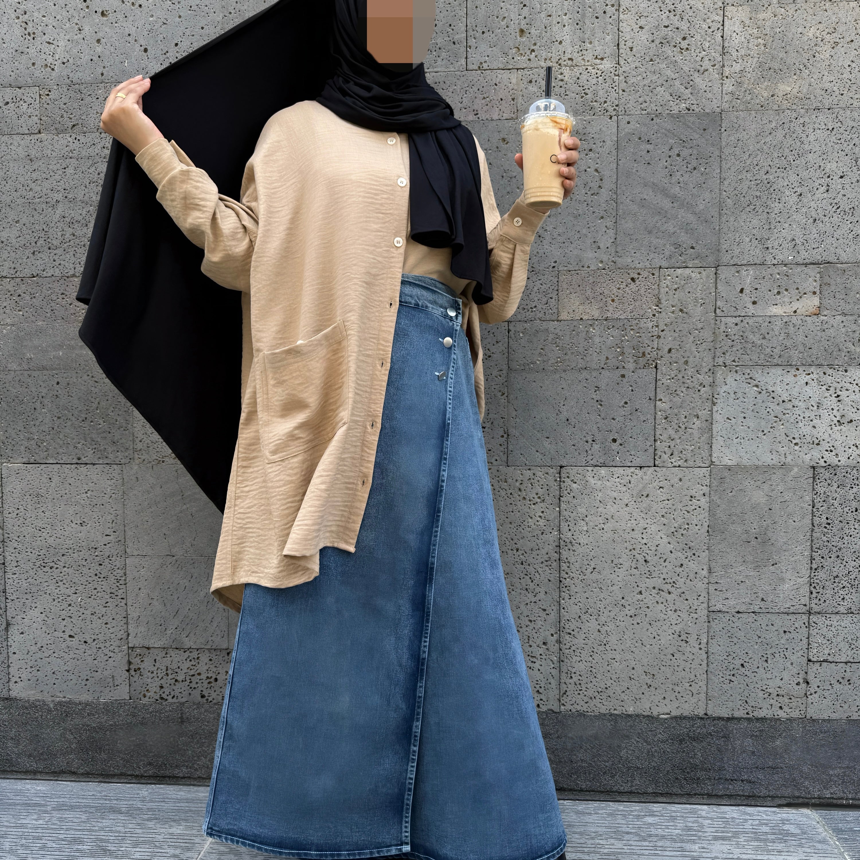 Oversize-Hemd „OVERSIZED EASE“ – OUMMI BASICS