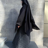 Jupe longue d’hiver à carreaux « Highland Plaid Skirt » - OUMMI BASICS