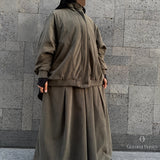 Veste oversize finition veloutée « VELORA JACKET » - OUMMI BASICS