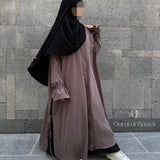 Maxi-chemise à fentes "CATERINA" - OUMMI BASICS