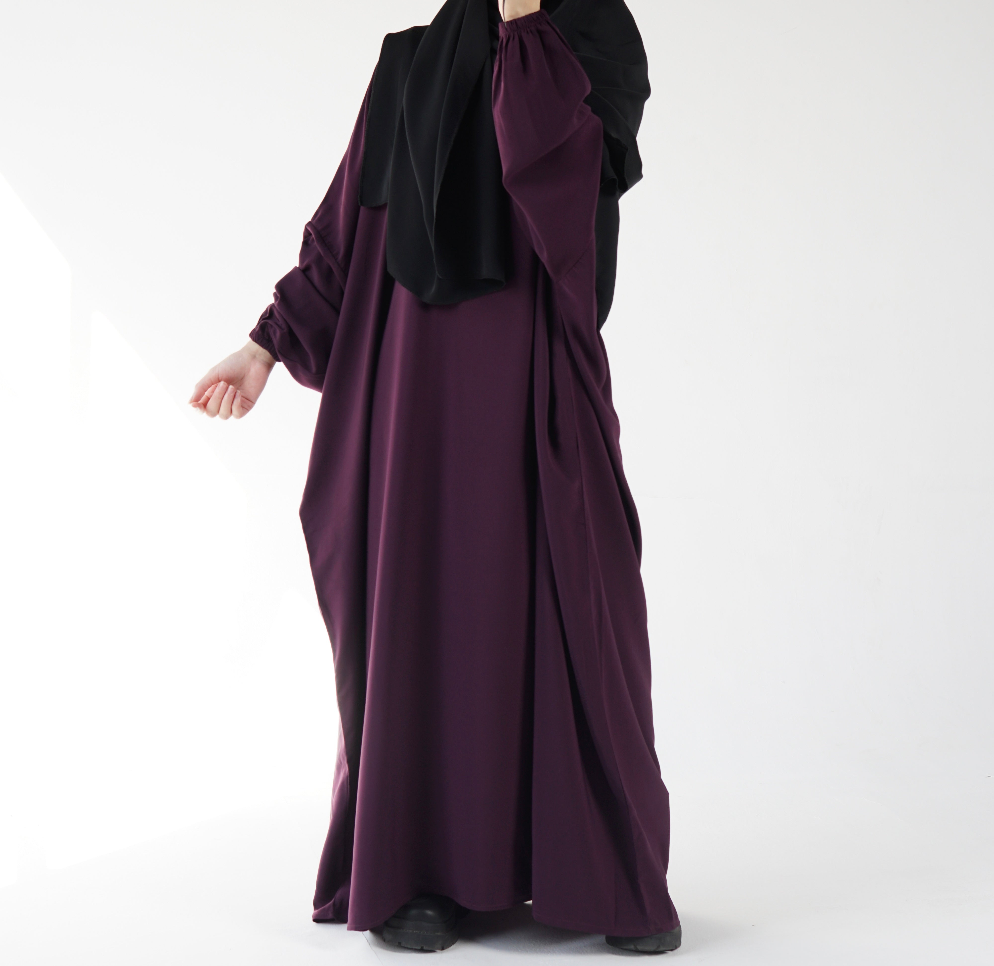 Abaya Femme Cloche coupe extra large - OUMMI BASICS