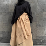 T-shirt oversize à manches longues « BASE LAYER » - OUMMI BASICS