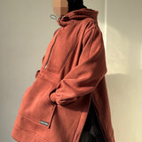 Oversize-Kapuzensweatshirt „PEACEFULL HOODIE“ – OUMMI BASICS