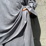 Feminine Adjustable Blouse "SATIN CLOUD BLOUSE" - OUMMI BASICS
