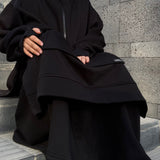 Sweat oversize à capuche "PEACEFULL HOODIE" - OUMMI BASICS