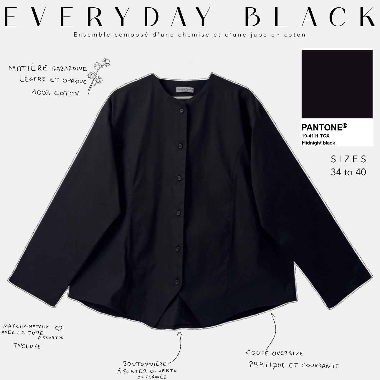 Everyday black midnight black