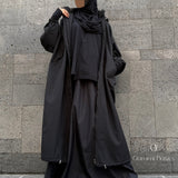 Veste longue à capuche « DARK MOTION JACKET » - OUMMI BASICS