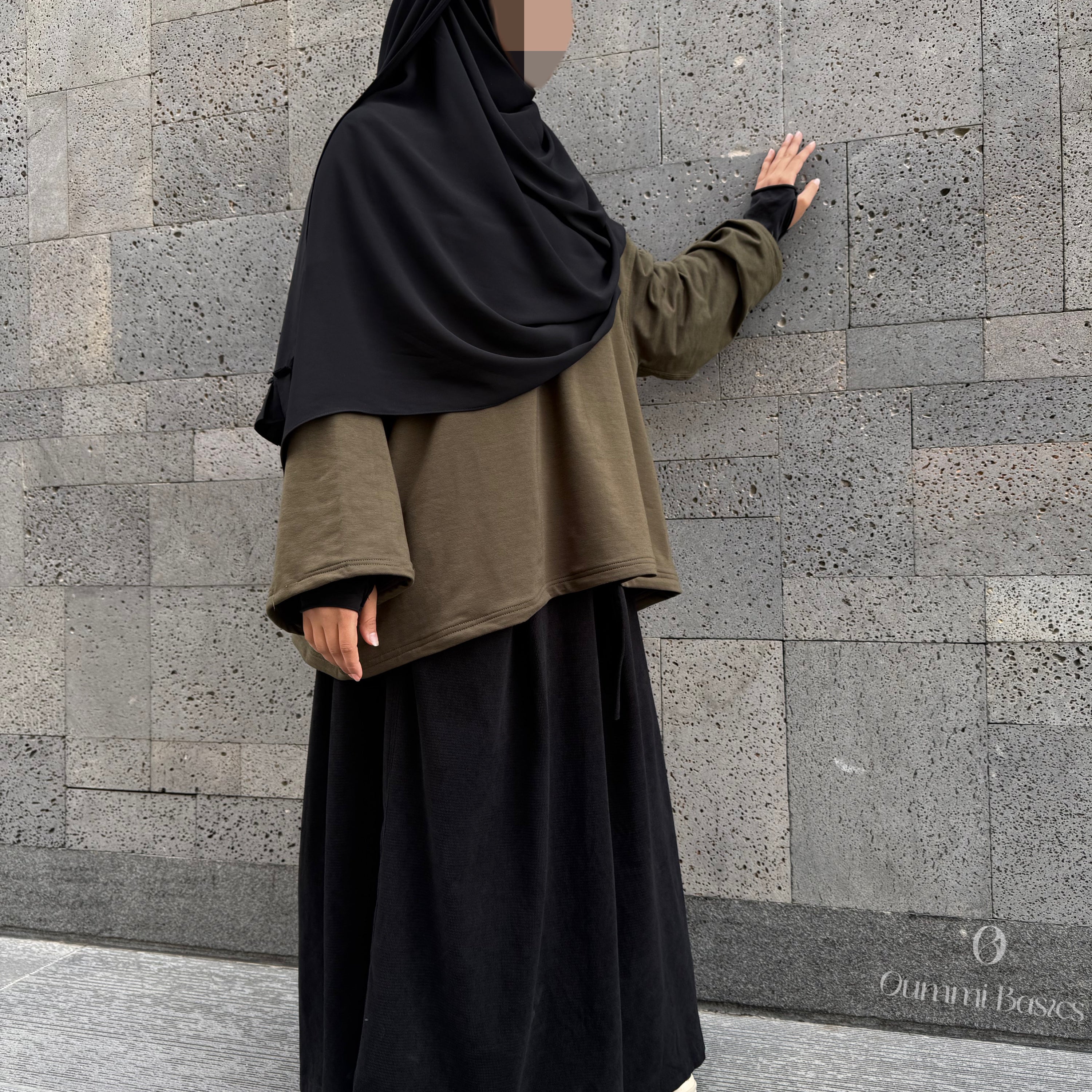 T-shirt oversize à manches longues « BASE LAYER » - OUMMI BASICS