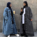 Veste en jean longue oversize « SKYLINE JACKET » - OUMMI BASICS