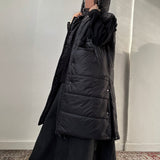 Doudoune longue sans manches « ELEVATE COAT » - OUMMI BASICS