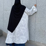 Tunique longue capuche-hijab intégré « SLAVIC HERITAGE TUNIC » - OUMMI BASICS