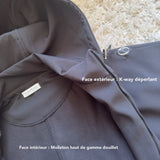 Veste longue à capuche « DARK MOTION JACKET » - OUMMI BASICS