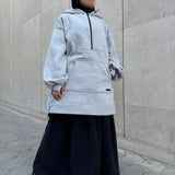 Oversize-Kapuzensweatshirt „PEACEFULL HOODIE“ – OUMMI BASICS
