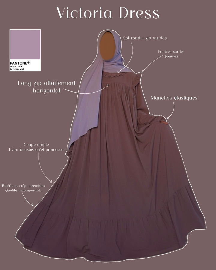 Abaya femme Victoria - OUMMI MUSLIM
