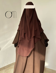 Khimar 3 voiles Yemenite - OUMMI MUSLIM