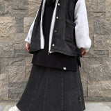 Veste oversize bi-matière "HYBRID JACKET" - OUMMI BASICS
