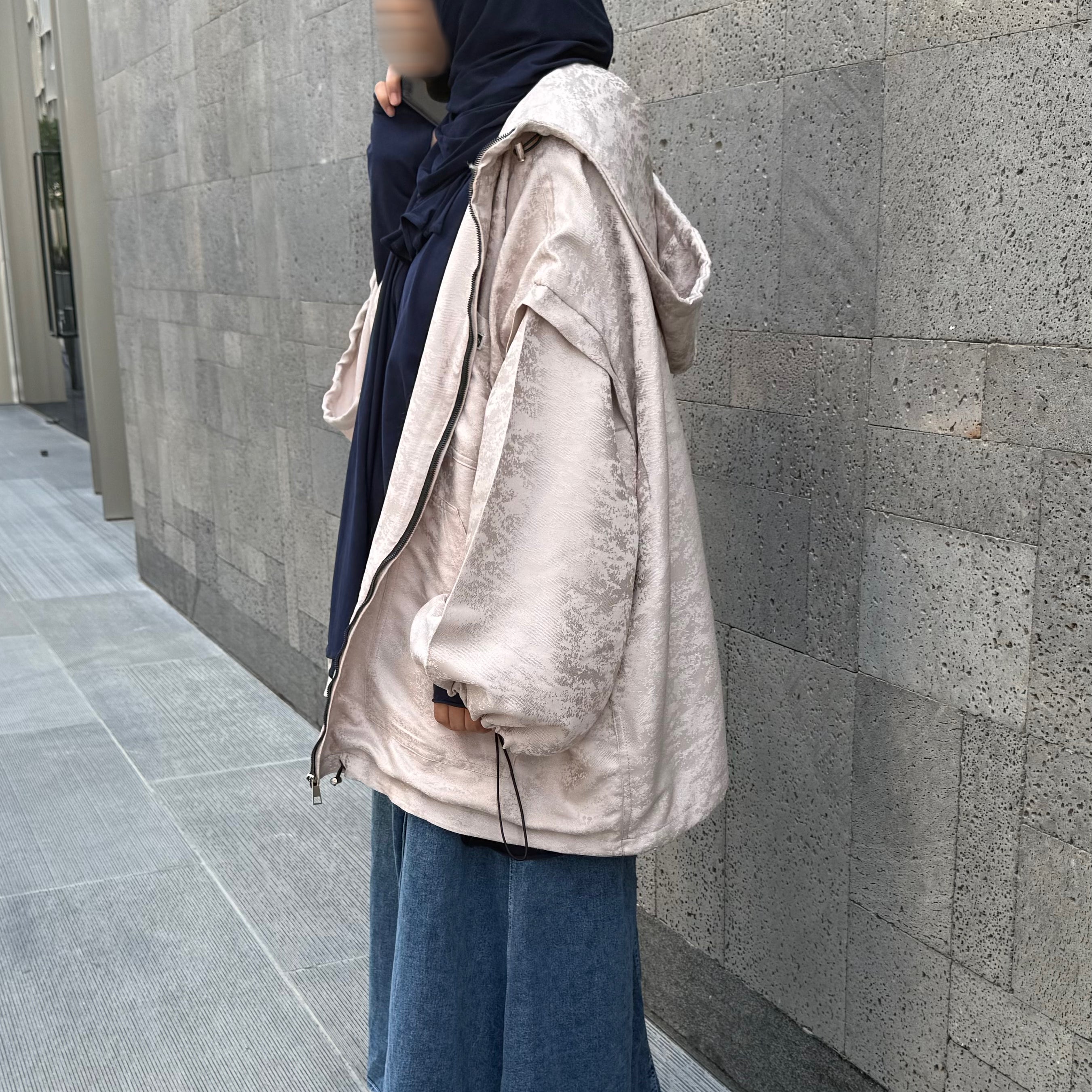 Veste oversize femme "BROCADE JACKET" - OUMMI BASICS