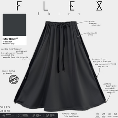 Jupe technique oversize « FLEX SKIRT » - OUMMI BASICS