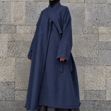 Giacca lunga 100% cotone piqué 
 "WARMY CARDIGAN" - OUMMI BASICS
