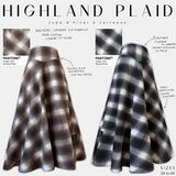 Jupe longue d’hiver à carreaux « Highland Plaid Skirt » - OUMMI BASICS