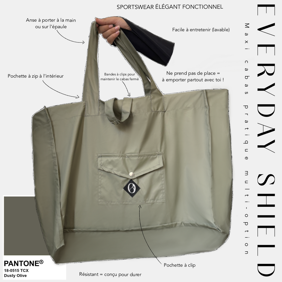 Maxi-cabas pratique « EVERYDAY SHIELD » - OUMMI BASICS