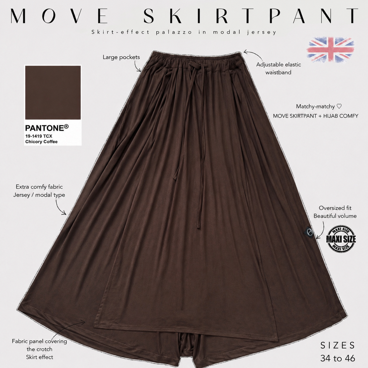 Jupe culotte de sport « MOVE SKIRTPANT » - OUMMI BASICS