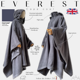 Manteau cape polaire « EVEREST CAPE-COAT » - OUMMI BASICS