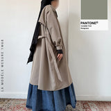 Trench-coat 3/4 à fermeture croisée « GRACE TRENCH » - OUMMI BASICS