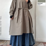 Trench-coat 3/4 à fermeture croisée « GRACE TRENCH » - OUMMI BASICS