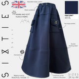 Jupe oversize molletonnée « SIXTIES » - OUMMI BASICS