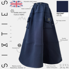 Jupe oversize molletonnée « SIXTIES » - OUMMI BASICS